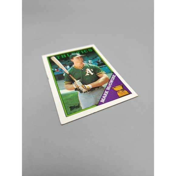 Mark McGwire 1988 All Star Rookie Topps Baseball Card #580 - Picture 6 of 6